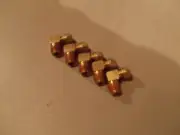 Parker 1/4" NPT Male x 1/4" Tube Brass Compression Elbow 90 DOT [Lot of 5]