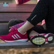 Adidas Womens Energy Boost TechFit Running Light Weight Pink Shoes F32257