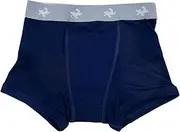 Conni Kids Tackers Sport Washable Pull Up Boxer Pants for Potty Training and Youth Incontinence, Navy, size 14-16