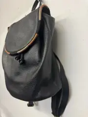 The sak Black leather backpack “Huntley” Boho Black zipper