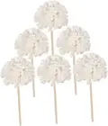 Yardwe 6Pcs Aromatherapy Flowers Reed Fragrance Diffuser Home Decoration Diff...