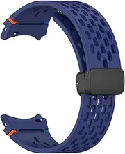 [VEVEL] 20mm Strap for Samsung Galaxy Watch 4 5 Pro 6 7 7LTE 44mm 40mm Watch4/6 Classic Silicone Band No Gaps Bracelet Correas