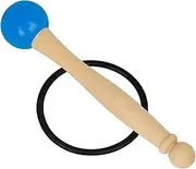 Hoement 1 Set Singing Bowl Mallet Rubber Head with Wooden Handle for Sound Bowls Portable Comfortable Design for Easy Use All Performances