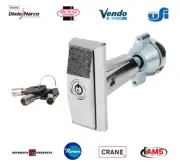 Vending Machine T Handle AND Lock - Pepsi - Coke - Dixie Narco - Royal Vendors