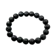 Lava Stone Bracelet - 10mm - Tranquillity, Relaxation, Calmness