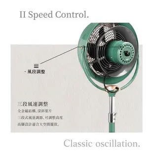 美國VORNADO沃拿多 經典高腳復古循環扇VF20PED(滿$3000登錄送City咖啡)