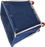 Commercial Laundry Cart Stainless Steel Basket Heavy Duty Industrial Rolling Hamper 350L for Hotels Laundry Rooms