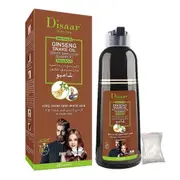 Ginseng Dark Brown Dyeing Shampoo Essence Moisturizing Nourishing Hair Care Dye