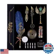 Facwxiao Quill Pen and Ink Set,Feather Pen Set for Calligraphy,Christmas Gift