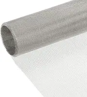 uxcell 20 Mesh Woven Wire Mesh 15.7" x 47.2" (120 x 40cm) 304 Stainless Steel Filter Screen Sheet for Industrial Machinery Filtering Powder Fine Particles, 1mm Hole