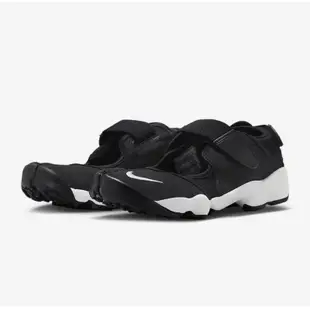 NIKE AIR RIFT 黑白 忍者鞋 分趾鞋 魔鬼氈 26cm