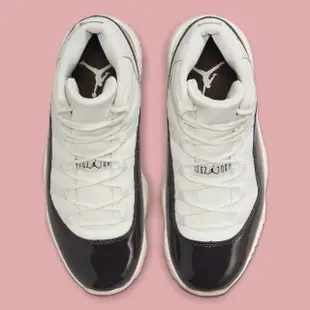 【NIKE 耐吉】休閒鞋 Air Jordan 11 W Neapolitan 黑白 粉底 女鞋 AR0715-101