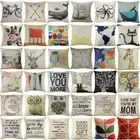 18"*18"Cotton Linen Fashion Throw Pillow Case Cushion Cover Home Sofa Home Decor