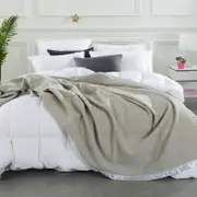 Alastairs Australian Merino Wool Blanket Steel Grey - King