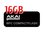 16GB Akai MPC CompactFlash CF Memory Card Upgrade MPC500 MPC1000 MPC2500 MPC5000