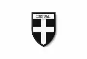 Patch printed shield embroidery border badge souvenir flag city county cornwall