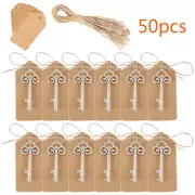 50pcs Key Bottle Openers Skeleton Vintage Skeleton Key Bottle Opener Decorationེ