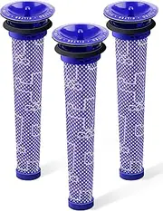 3Pack Replacement Pre Filters for Dyson - Vacuum Filter Compatible Dyson V6 V7 V8 DC59 DC58 Replaces Part 965661 01 (3 Pack)