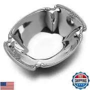 Wilton Armetale Belle Mont Oval Serving Bowl, 1.75 -Quart, Silver