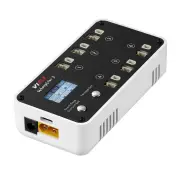 VIFLY WhoopStor 3 V3 40W 1.3A*6 6 Ports DC 1S Lipo Battery Charger Discharger with Storage Function LED Screen Support 4