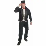 Black Fashion Tuxedo Jacket By Dress Up America