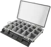Bvizyelck Waterproof Tackle Box,Sealing Storage for Angling Lures | Heavy Duty Fishing Tackle Box Lure Organizer for Travel and Camping