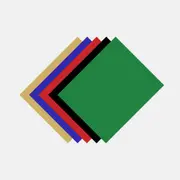 Heat Transfer Vinyl Bundle - 12"x10" 5 Pack（5 Assorted Deep Colors）