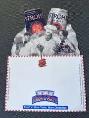 1996 Stroh's Brewing Company THREE STOOGES Display Decal - Hey Fella’s NOS