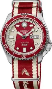 Seiko 5 Sports Men’s Honda Super Cub Limited Edition Automatic Red Watch SRPL23