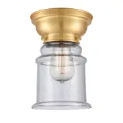 Innovations 184-LED Canton 1 Light Flush Mount, S Gold/Seed - 623-1F-SG-G184-LED