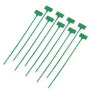 250pcs Marker Cable Zip Ties, 8 Inch Self-Locking Labels Zip Tie Wraps,Green