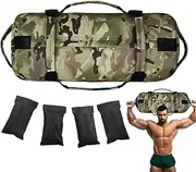 Weighted Sand Bags - Adjustable Weighted Sandbags for Training | Muscle Exercise Sand Bags with Multiple Handles for Gym, Outdoor, Running, Yoga