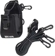 MERRYHAPY Nylon Radio Pouch Adjustable Interphone Storage Case for Outdoor Activities Durable Wear Resistant Holder for Handheld Radio Fit for Baofeng