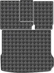 WDYOYS Cargo Mat & Backrest Mats for 2009-2017 Audi Q5 SQ5 Accessories, All Weather Waterproof Rear Cargo Liner Rear Trunk Liner Back Seat Cover Protector