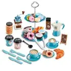 For Toddlers Kids Tea Set for Play Dessert and Toy Coffee Maker Set for Little