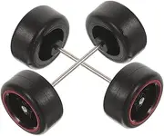 1/64 Scale Toy Wheel Rc Car Tire Car Model Wheel Hub Replacement Parts for Rc Toys Easy to Use Install