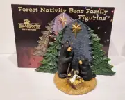 Big Sky Carvers Bearfoots Bear Family Forest Nativity Figurine Jeff Fleming New