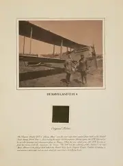 AVIATION FABRIC PRINT DE HAVILLAND DH-4 SMITHSONIAN RELIC SERIES