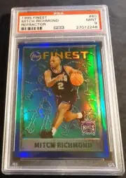 1995 MITCH RICHMOND FINEST REFRACTOR #60 PSA 9 KINGS POP 1 (513)