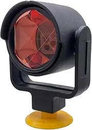 Swiss Style Copper Coated Prism (GPR1) + Holder (GPH1) + Yellow Base for Total Station