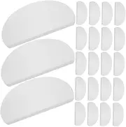 Baluue 50pcs Barber Facial Shield Adhesive Eye Protectors for Hair Cutting Transparent Hair Salon Face Cover Reusable Protective Shield for Styling and Spraying