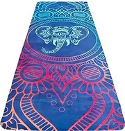 Limited Edition - Foldable Lightweight Microfiber Sueded & Rubber - Thin Light Non-Slip Travel Yoga Mat Eco
