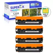 4PK CB540A Black Toner 125A for HP Color LaserJet CP1518 CP1518ni CM1300 CP1210