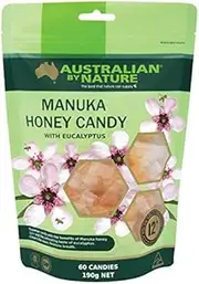 Australian By Nature Manuka Honey Candy 12+ (MGO 400) with Eucalyptus X 60