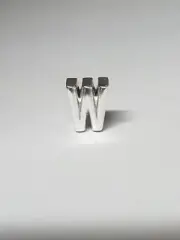 AUTHENTIC PANDORA LETTER W ALPHABET CHARM #797477