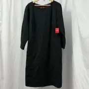 Spanx The Perfect A-line Shift Dress 2XL Black Stretch Ponte 20382R