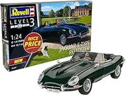 Revell 1:24 Scale Jaguar E-Type Roadster Level 3 Car Model Kit