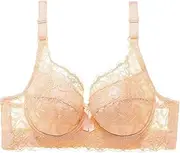 [Generic] Bandeau Sports Bra Lace Tank Top Underwear Thin Side Fold Side Breast Gather Adjustable Bra Women Bra Push up