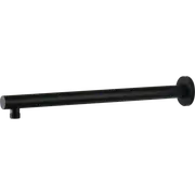 MIXX Matcha Round 380mm Straight Shower Arm Matt Black 11RSA01M
