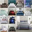 Floral Quilt Doona Duvet Comforter Set Queen Super King Size Bedding Pillowcases